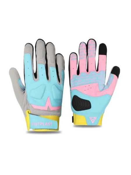 Macaron four-color anti-collision riding outdoor sports motorcyc long finger outdoor wear glovesXJ241107