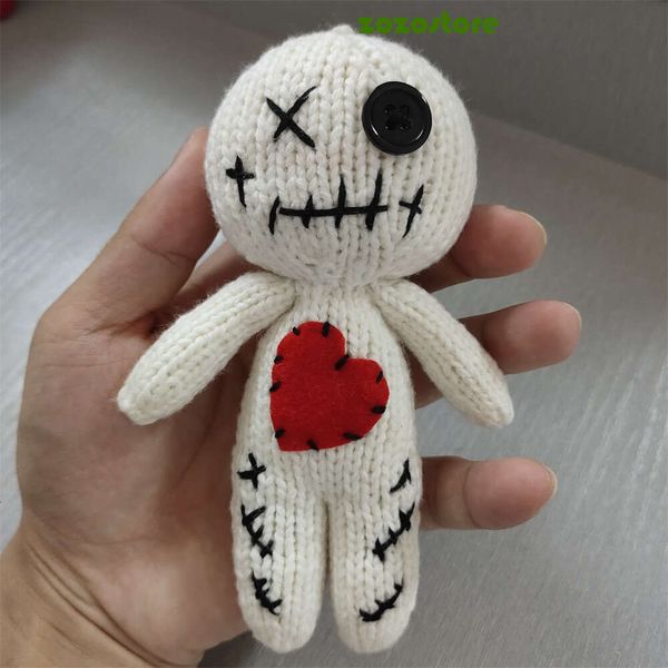 Voodoo Dolls Set With Creepy Revenge Voodoo Doll DIY Halloween Scray Ghost Holder Horror Funny Christmas Ornaments Toys Gift 46A