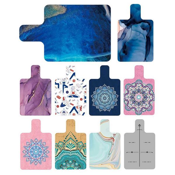 Rubber Yoga Meditation Pad Anti-Slip Exercise Mats Core Training Breathable Portable High-Temperature Resistant Sports EquipmentXJ240808