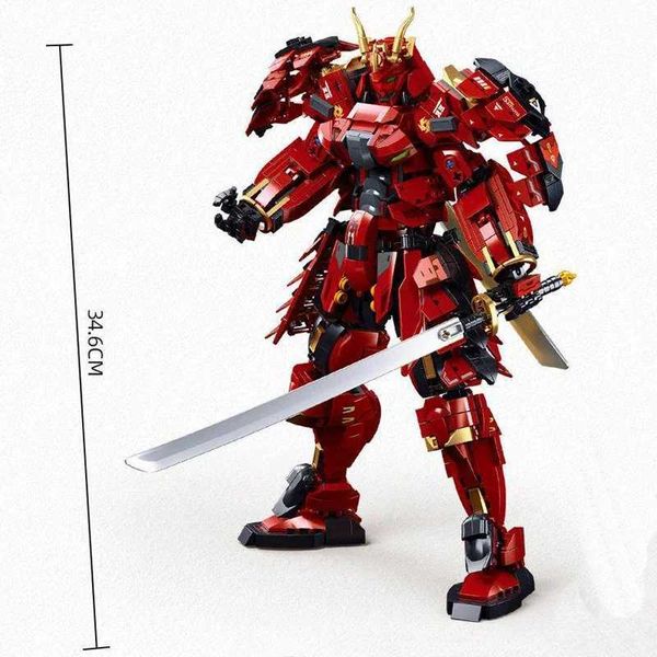 Bloco de construção Creativi Classic Games Mech Robot ModelMovies Ação Figura Bloco de construção de conjuntos de tijolos Montsluban Criança