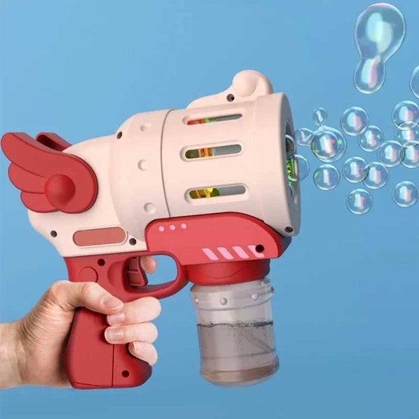 Electric Bubble Machine Flash Childrens Music Automatic Bubble Blower Soap Water Bubble Maker Childrens Gifts Outdoor ToysW240902