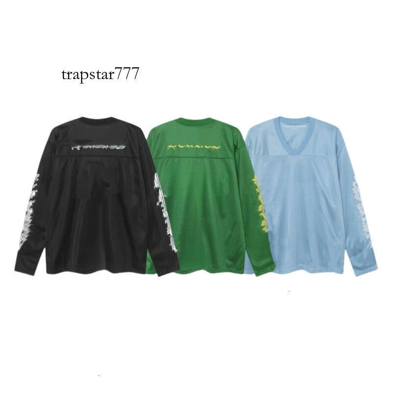 chrome heartshoodie designer football jersey mesh breathable long sleeve crewneck sweatshirt embroidery printed horseshoe sansk crome hearts chromeh