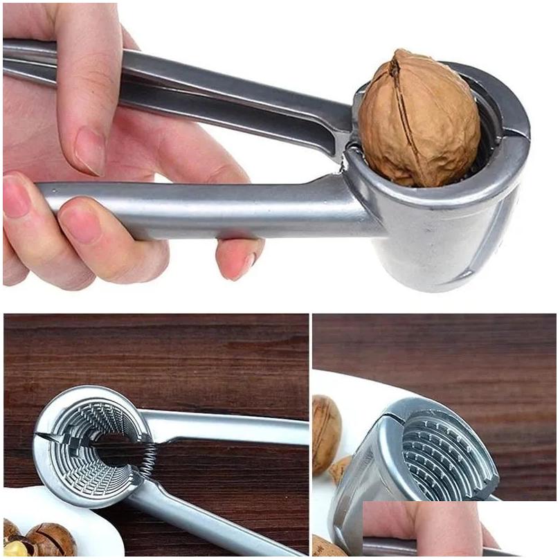 Sublimation Mtifunction crusher Crack Almond Walnut Pecan Hazelnut Hazel Nut Kitchen Nutcracker Shell stripper tool Clip Wholesale
