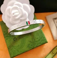 925 Designer Bracelet Women Punk Bracelets 18K G Gold Lady Charm Bangle for Fashion Jewellery Accessories