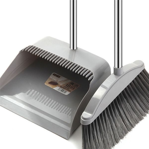 Brooms Dustpans Cleaning Brush Set Home For Floor Sweeper Garbage Stand Up Dustpan Household Tools 221202
