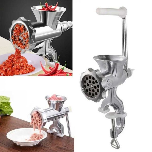 Fruit Vegetable Beef Sausage Pasta Maker Heavy Duty Hand Operated Manual Kitchen Meat Mincer Noodles Grinder Sausage Filler B2408003