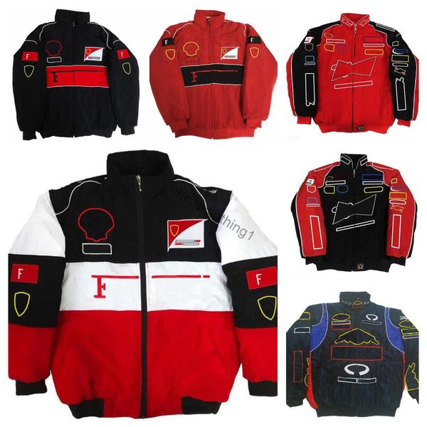 Motorcycle clothes F1 racing jackets autumn and winter full embroidery cotton clothing spot sales