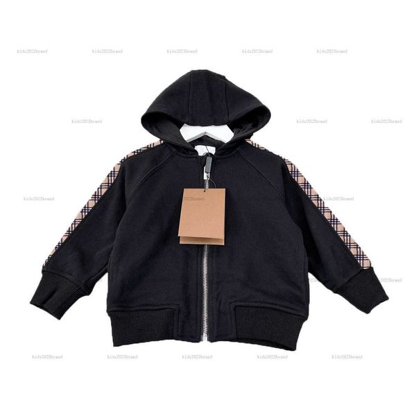 New baby coat high-quality hooded boys jacket kids designer clothes khaki long sleeved shirt Minimalist design autumn girls Outerwear