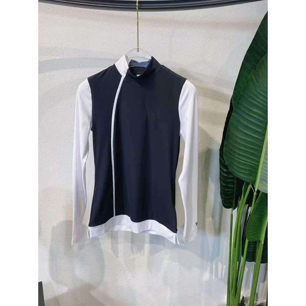 Golf Clothing Women&#039;s Long Sleeved T-Shirt Ice Silk Fabric Refreshing And Comfortable Golf Sun Protection Clothing Patchwork Clothing W