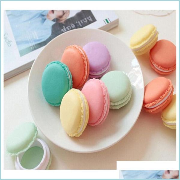Jewelry Boxes Candy Color Aroon Box Case Package For Earrings Ring Necklace Pendant Mini Cosmetic Packaging Wholes Otxb0