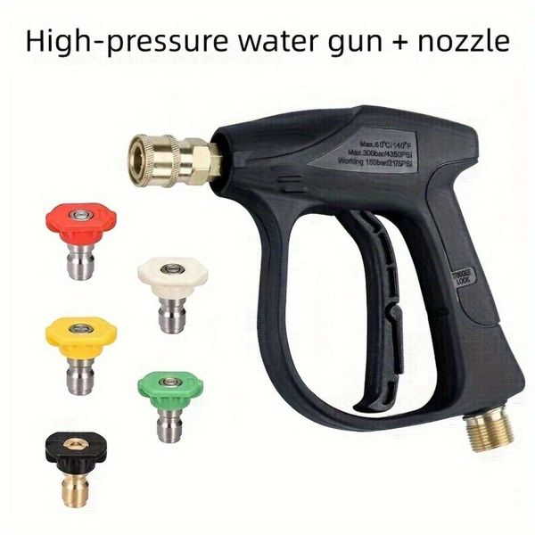 1pc Hose Sprayer, High Pressure Handheld Water Nozzle for Watering Plants and Lawn, Car Washing, Garden Supplies