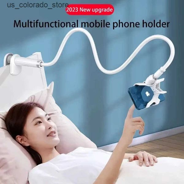 Cell Phone Mounts Holders Universal Mobile Phone Stand Adjustable Lazy Stand Rotatable Bedside Holder Desktop Live Streaming Selfies Phone A
