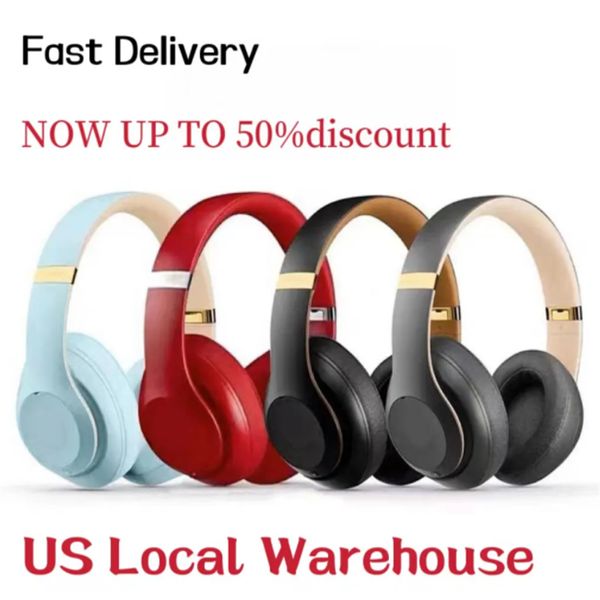 ST3.0 Wireless Headphones Bluetooth Noise Reduction Beat Headphones Waterproof Sports Headphones Local Warehouse