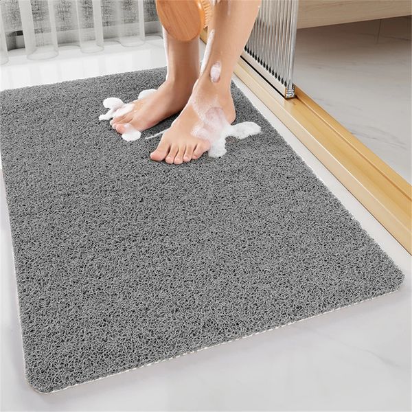 Rectangular bathroom anti slip mat anti slip toilet floor mat bathroom carpet bathroom accessories solid color modern 240823