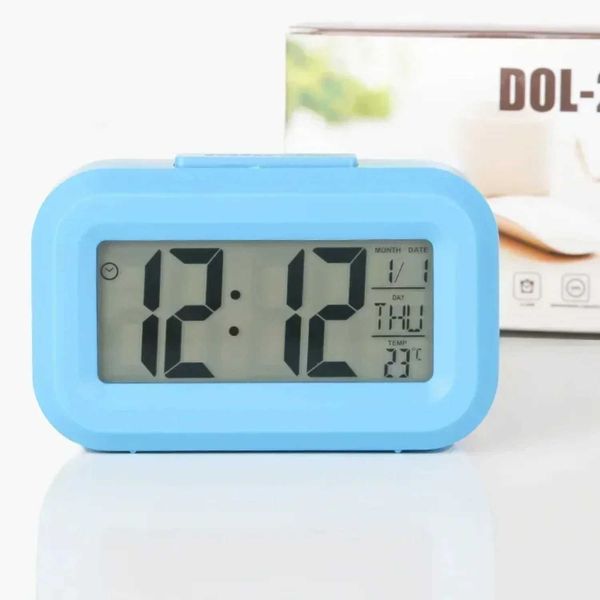 Digital Electronic Desktop Alarm Clock - Ideal Table Clock for Students with Calendar - Perfect Decor for room or OfficeT250115