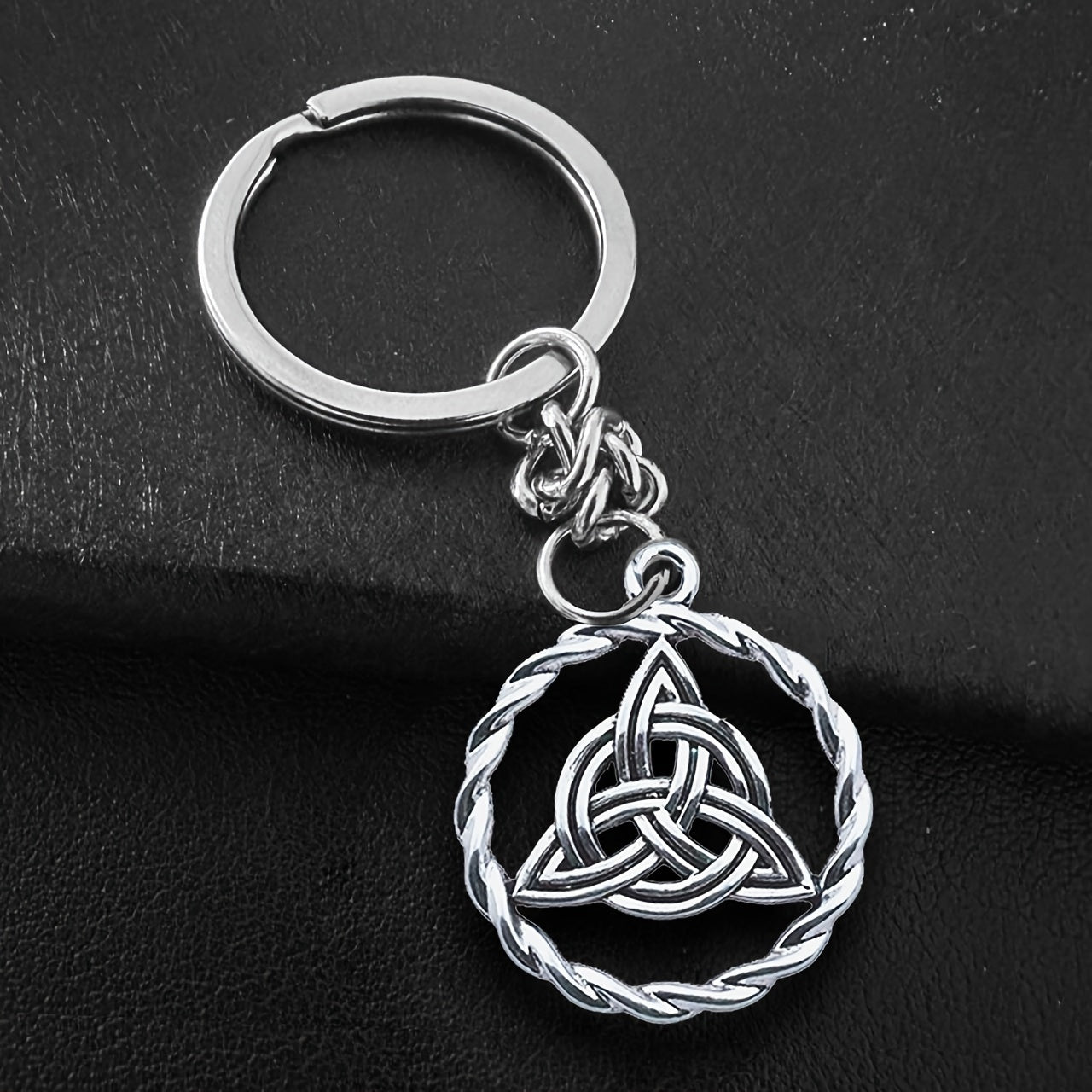 TEMU Eternal Pendant Keychain - Exquisite Key Ring, Suitable For Women's Wallets, Bags, Backpacks, Car Hanging Accessories