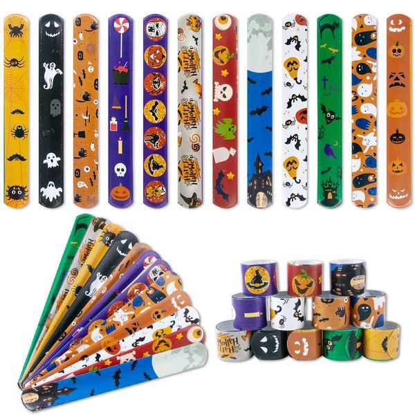 10-20pcs Halloween theme party wristbands pinata stuffers for kids birthday party favors Halloween trick or treat decoration Y240801