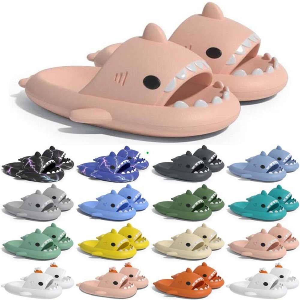 Free Shipping Designer shark slides one sandal slipper for men women GAI sandals pantoufle mules men women slippers trainers flip flops sandles colo