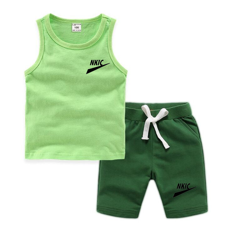 2Pcs-set New Summer Baby Boys Clothing Sets Children Girls T Shirt Shorts Toddler Casual Clothing Set Kids Tracksuits