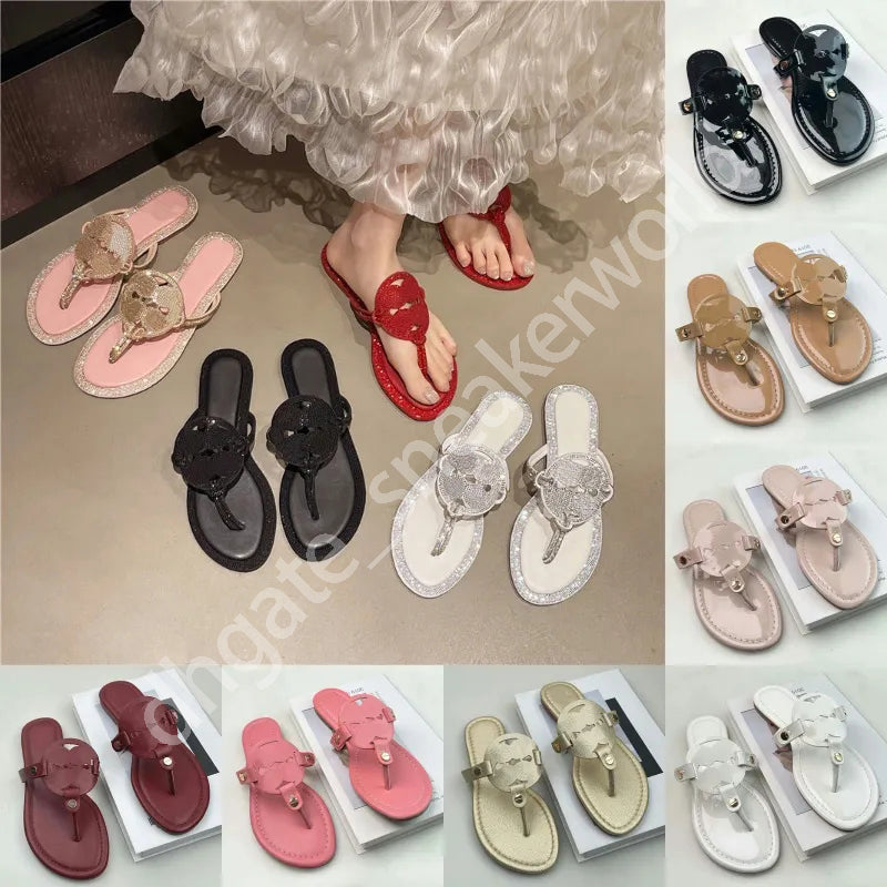 Designer Shoes Womens Slippers and Sandals Fashionable Summer Slippers Herringbone Slippers Flat Bottom Beach Shoes Toe Slippers Designer Sandals Si