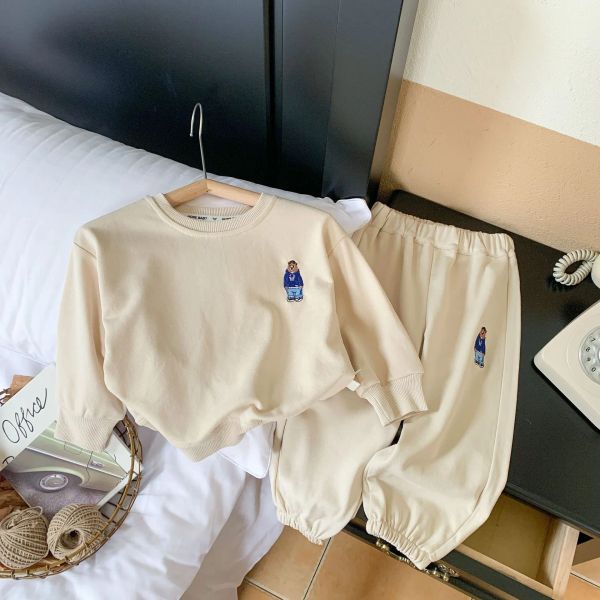 Clothing Sets Children Boys Clothing Sets Spring Autumn Baby Kids Sets Cartoon Girls Tracksuits Kids Suits Long Sleeve Tops Pants Set CHG240