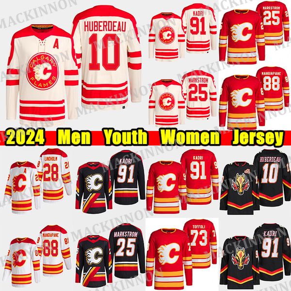 #10 Jonathan Huberdeau Heritage Classic hockey jersey #91 Nazem Kadri Jacob Markstrom Elias Lindholm Mikael Backlund Jarome Iginla Custom Me