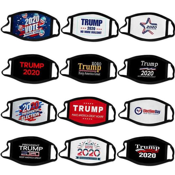 DHL Shipping Election Trump Cotton Mask Keep America Great Again Cosplay Biden Party Face Masks Anti Dust Pollution Mouth Cover Fy9008