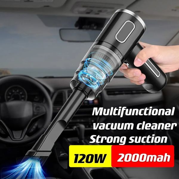 Vacuums Car Cordless Vacuum Cleaner Portable Large Suction Household Cleaning Equipment Handheld Dust Collector Small Mini Blower 231130