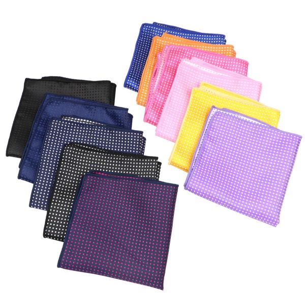 Polyester Spotted Square Scarf Color Fashion Leisure Handle Wedding Party Self Service Western Accessories W240824