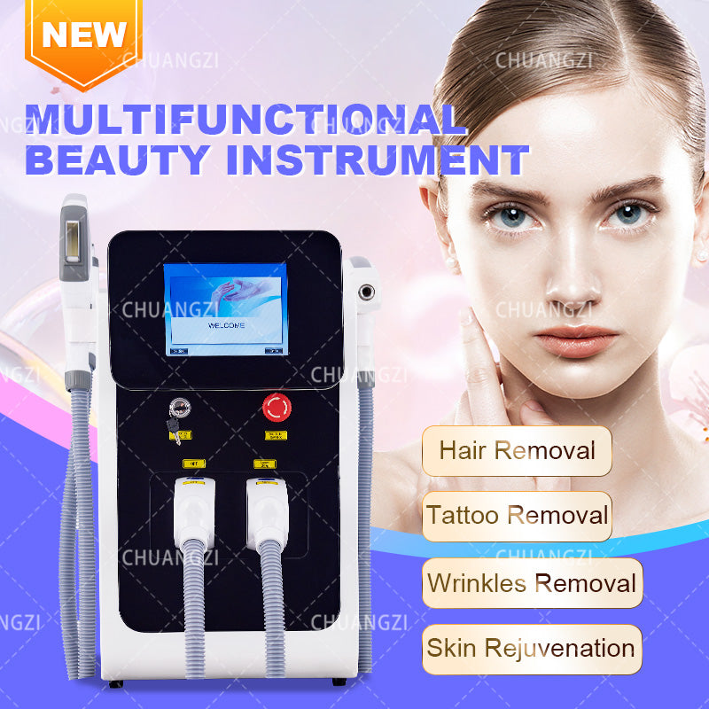 3 in 1 Diode Laser OPT IPL Hair Removal Machine Portable Picosecond Laser Hair Removal Remove Tattoo Professional Beauty Device