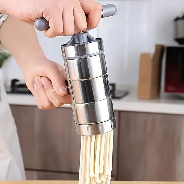 Household Manual Noodle Maker StainlessSteel Fresh Pasta Machine Small Noodle Press PastaRoller Machine Kitchen Tools 240710