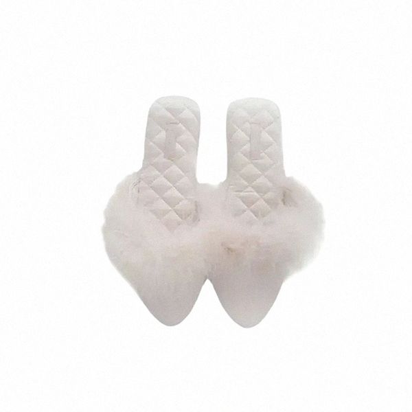 spring Summer Turkey Feather Style Indoor Floor Home Slippers Office Air Cott Absorbent Sweat 240618 i3aO#