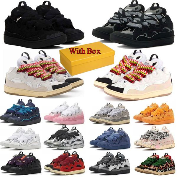 Designer lavinns curb sneakers shoes for mens womens white lavinshoes men women All Black Pink Grey Green trainers scarpe Plate-forme Outdoo