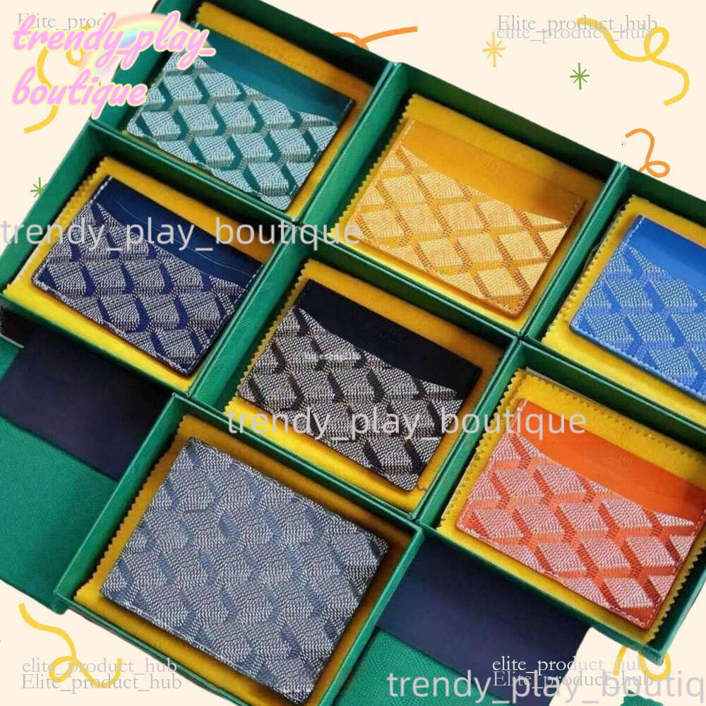 2025 AAA Genuine Leather Card Holder Goly Yardtly Bag Designer Wallets Luxury Fashion Coin Purses Cardholder Womens Mens Passport Pouch ID Case Gos