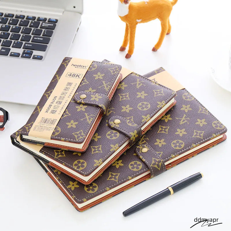 Wholesale Diary Book A5 Fashion B5 Notebook Hard Surface Copy 25K Notepad Small Portable A6 Office With Buckle Business 250818 ddmyapr
