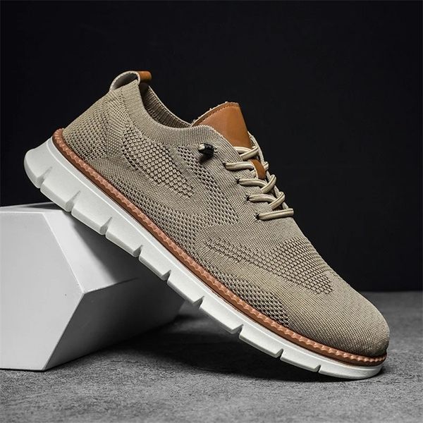 Men Casual Shoes Breeze Stylish Oxfords Fashion Formal Business Urban Shoes for Male Non Slip Dress Sneakers for Party 240914