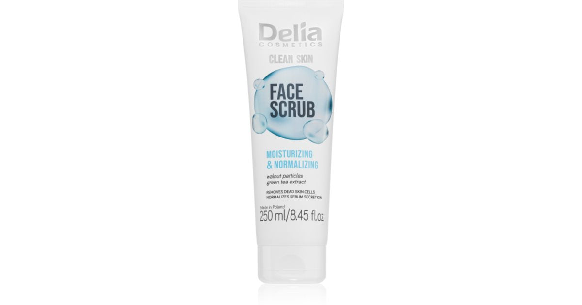 Delia Cosmetics Clean Gommage hydratant pour le visage 250 ml