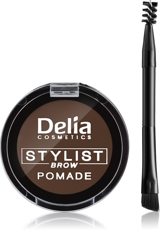 Delia Cosmetics Expert Pommade à sourcils marron foncé