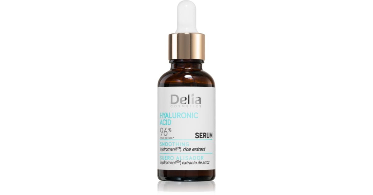Delia Cosmetics Utjevnende ansiktsserum med hyaluronsyre 30 ml