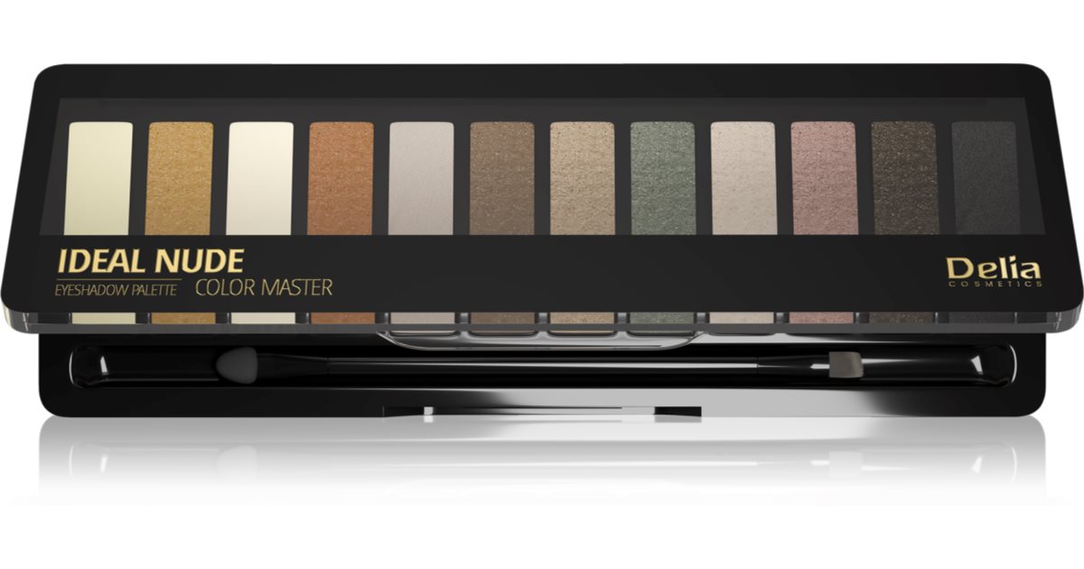 Delia Cosmetics Ideell nude Color Master Eyeshadow Palette Color 01 18 G