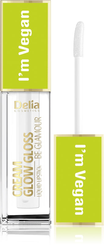 Delia Cosmetics Ich bin veganer Lipgloss, Farbe Totally Crystal, 5 ml