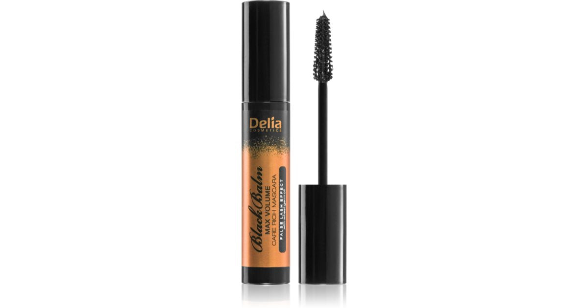 Delia Cosmetics Max Volume Volumizing Mascara Svart Färg 14 Ml