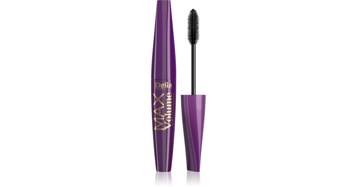 Delia Cosmetics New Look Mascara för voluminösa ögonfransar och separat färg Svart 12 Ml