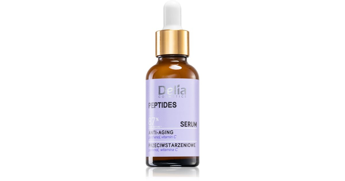 Delia Cosmetics Peptider anti-aldringsserum for ansikt, hals og dekolletage 30 ml