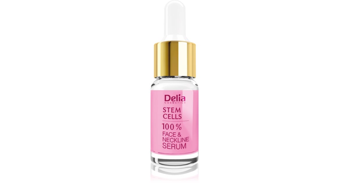 Delia Cosmetics Professionellt intensivt uppstramande och anti-rynkserum med stamceller för ansikte, hals och décolleté 10 ml