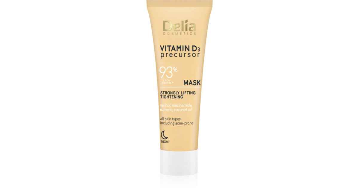 Delia Cosmetics Vitamin D3 Precursor night lifting mask 50 ml