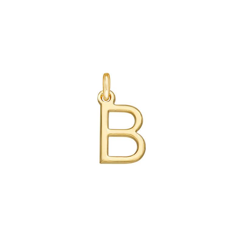 Delicate Initial Charm in 18ct Gold Plating