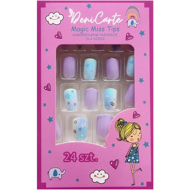 Deni Carte Autocollants éméchés pour enfants, divers motifs de chats | Rose et noir