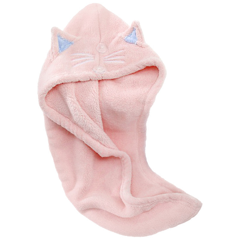 Deni Carte - joli turban à cheveux avec oreilles de chat, rose