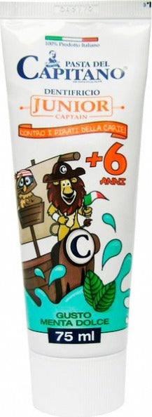 Pasta Del Capitano Junior Słodka Miętowa Pasta Do Zębów 75ml